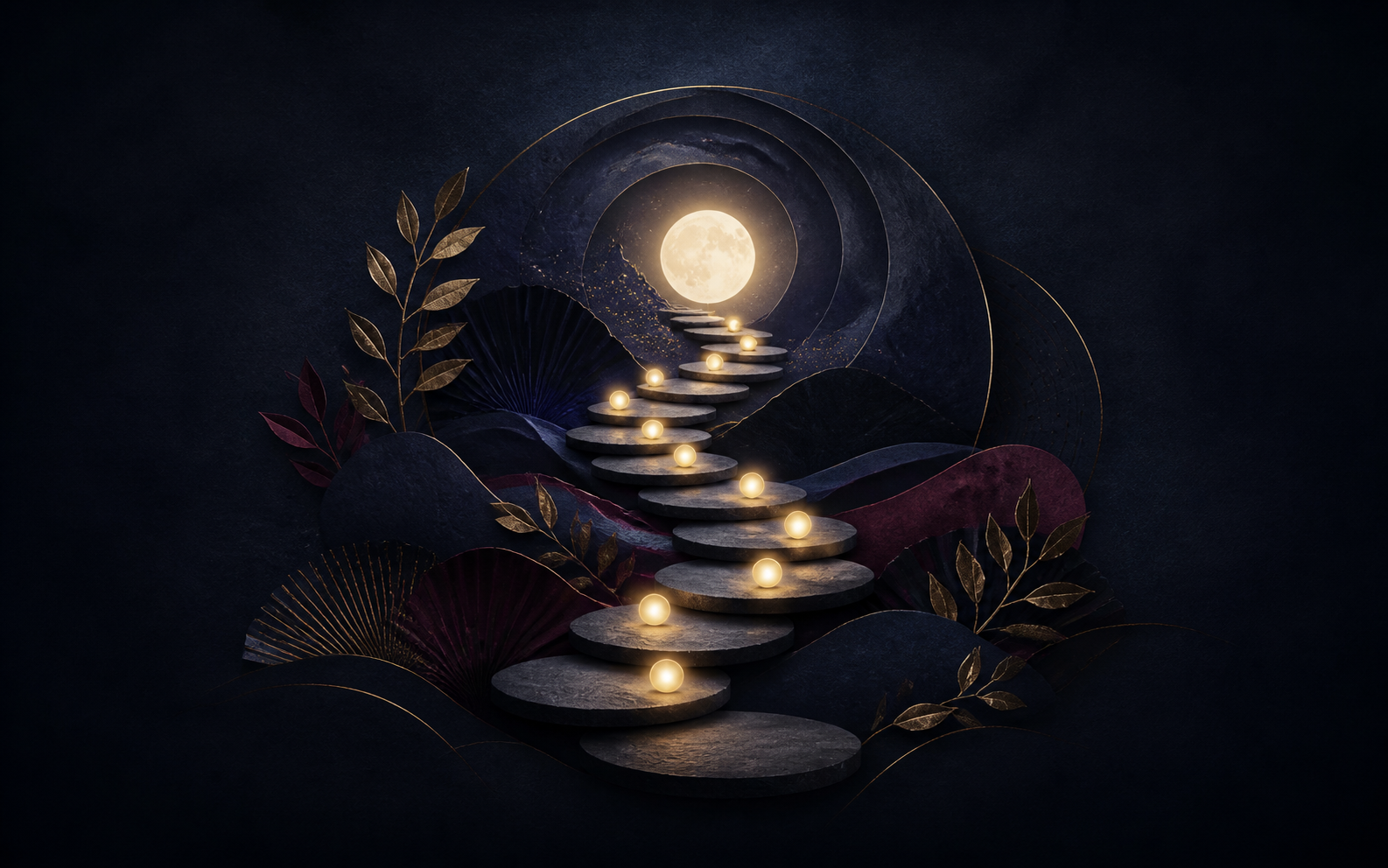 Mystical illustration for Challenges and tracker
